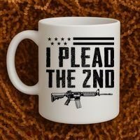 I Plead The 2nd Amendment Pro Gun Ar15 Rifle Coffee Mug thumb 2