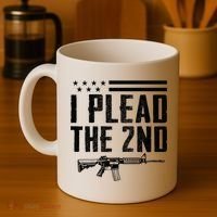I Plead The 2nd Amendment Pro Gun Ar15 Rifle Coffee Mug thumb 4