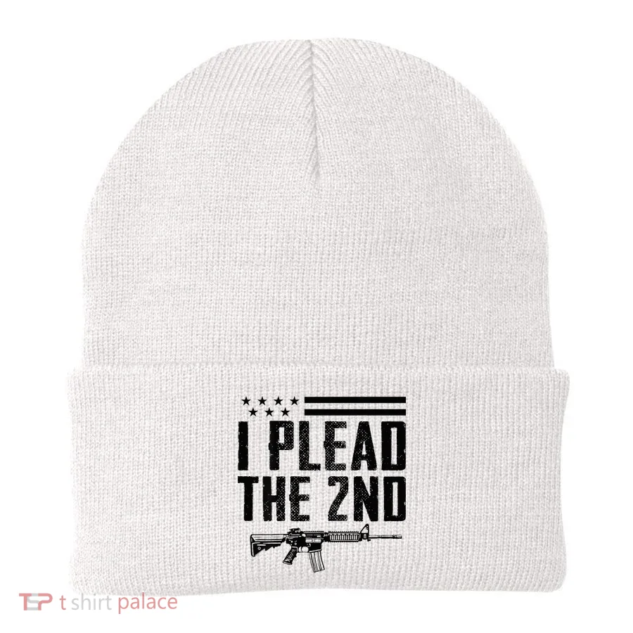 I Plead The 2nd Amendment Pro Gun Ar15 Rifle Beanie