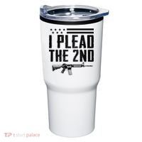 I Plead The 2nd Amendment Pro Gun Ar15 Rifle Tumbler thumb 0
