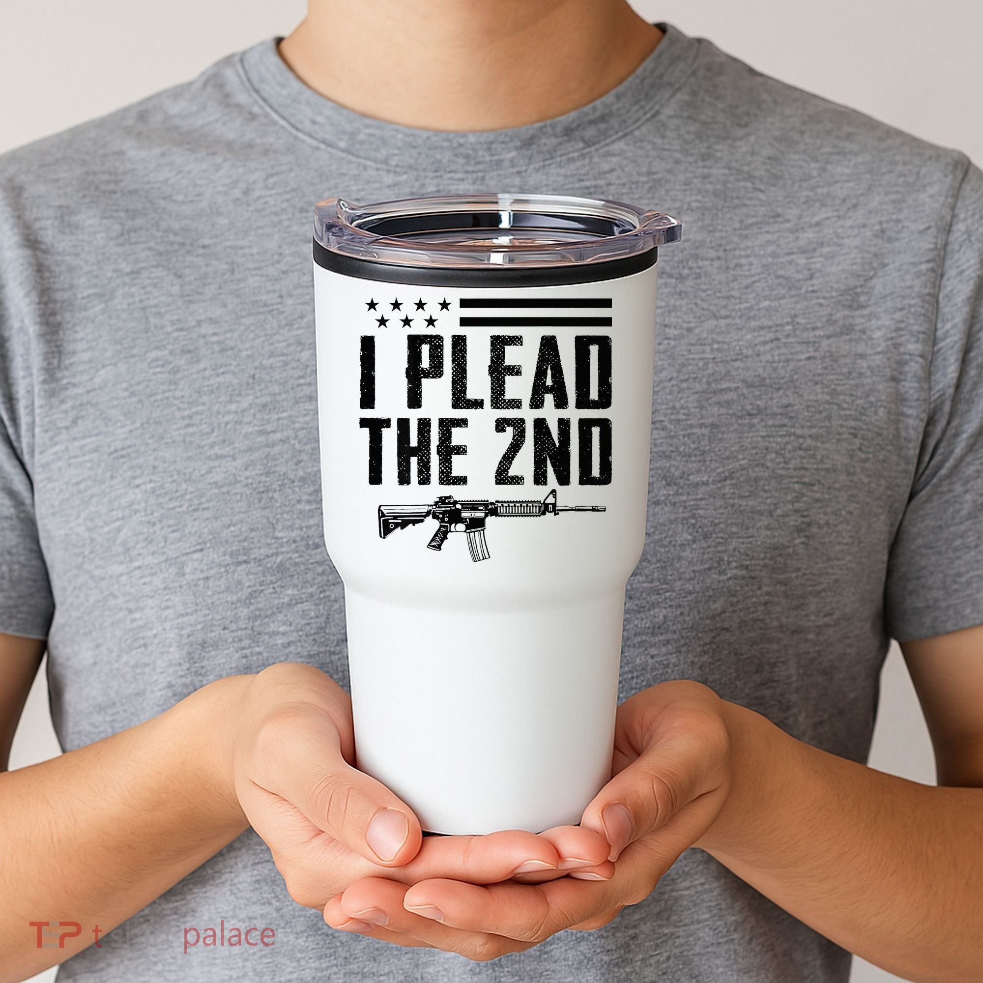 I Plead The 2nd Amendment Pro Gun Ar15 Rifle Tumbler