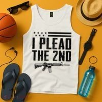 I Plead The 2nd Amendment Pro Gun Ar15 Rifle Tank Top thumb 4