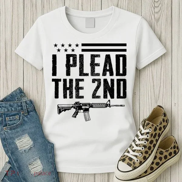 I Plead The 2nd Amendment Pro Gun Ar15 Rifle Women's T-Shirt