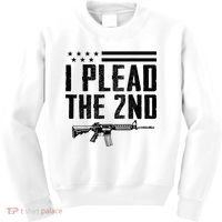 I Plead The 2nd Amendment Pro Gun Ar15 Rifle Kids Sweatshirt thumb 0
