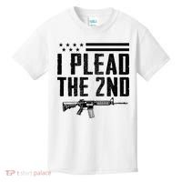 I Plead The 2nd Amendment Pro Gun Ar15 Rifle Kids T-Shirt thumb 0