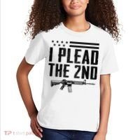 I Plead The 2nd Amendment Pro Gun Ar15 Rifle Kids T-Shirt thumb 2