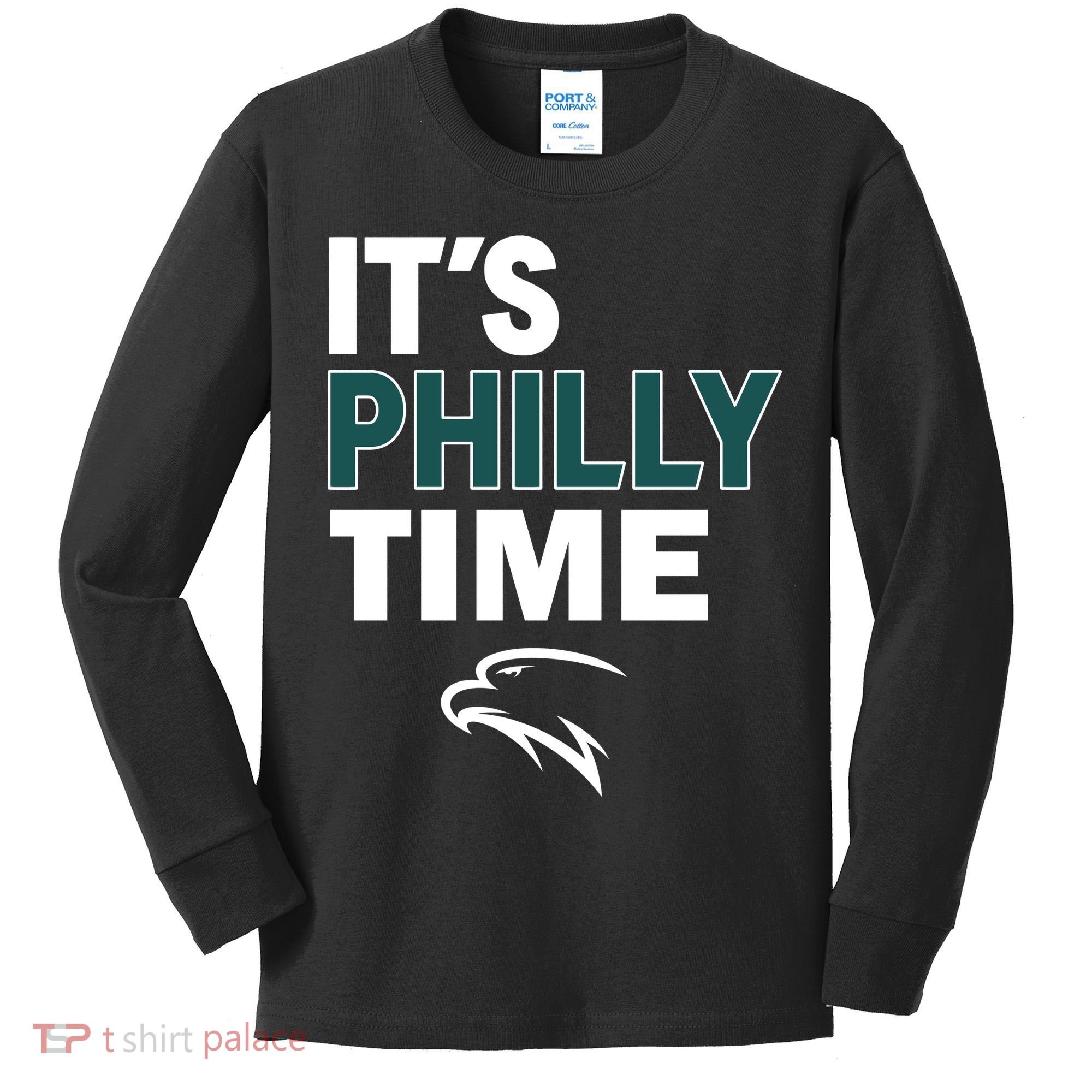 It's Philly Time Philadelphia Kids Long Sleeve Shirt