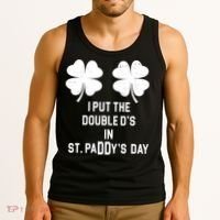 I Put The Double Ds In St Paddys Day Funny St Patrick's Day Tank Top thumb 3
