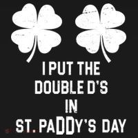 I Put The Double Ds In St Paddys Day Funny St Patrick's Day Visor thumb 3