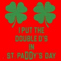 I Put The Double Ds In St Paddys Day Funny St Patrick's Day Santa Hat thumb 1
