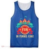 I Put The Fun In Funnel Cake Circus Birthday Party Costume Mesh Reversible Basketball Jersey Tank thumb 0