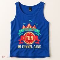 I Put The Fun In Funnel Cake Circus Birthday Party Costume Tank Top thumb 2