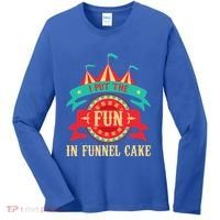 I Put The Fun In Funnel Cake Circus Birthday Party Costume Women's Long Sleeve Shirt thumb 0