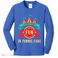 I Put The Fun In Funnel Cake Circus Birthday Party Costume Kids Long Sleeve Shirt thumb 0