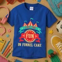 I Put The Fun In Funnel Cake Circus Birthday Party Costume Kids T-Shirt thumb 3