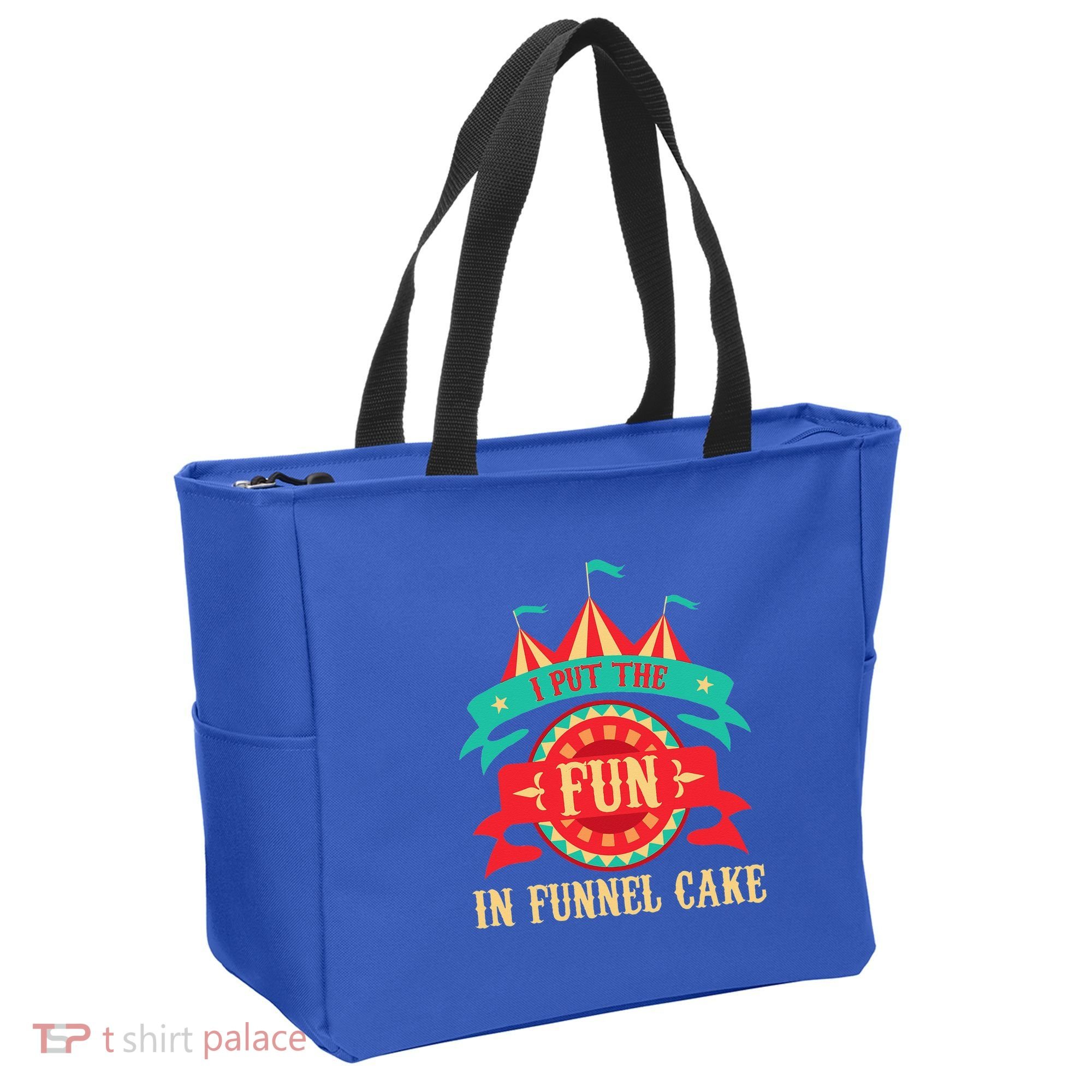 I Put The Fun In Funnel Cake Circus Birthday Party Costume Tote Bag