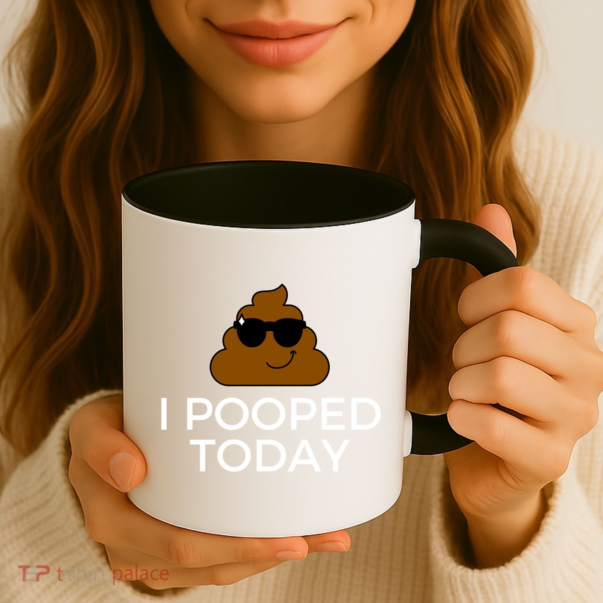 I Pooped Today Funny Poop Coffee Mug
