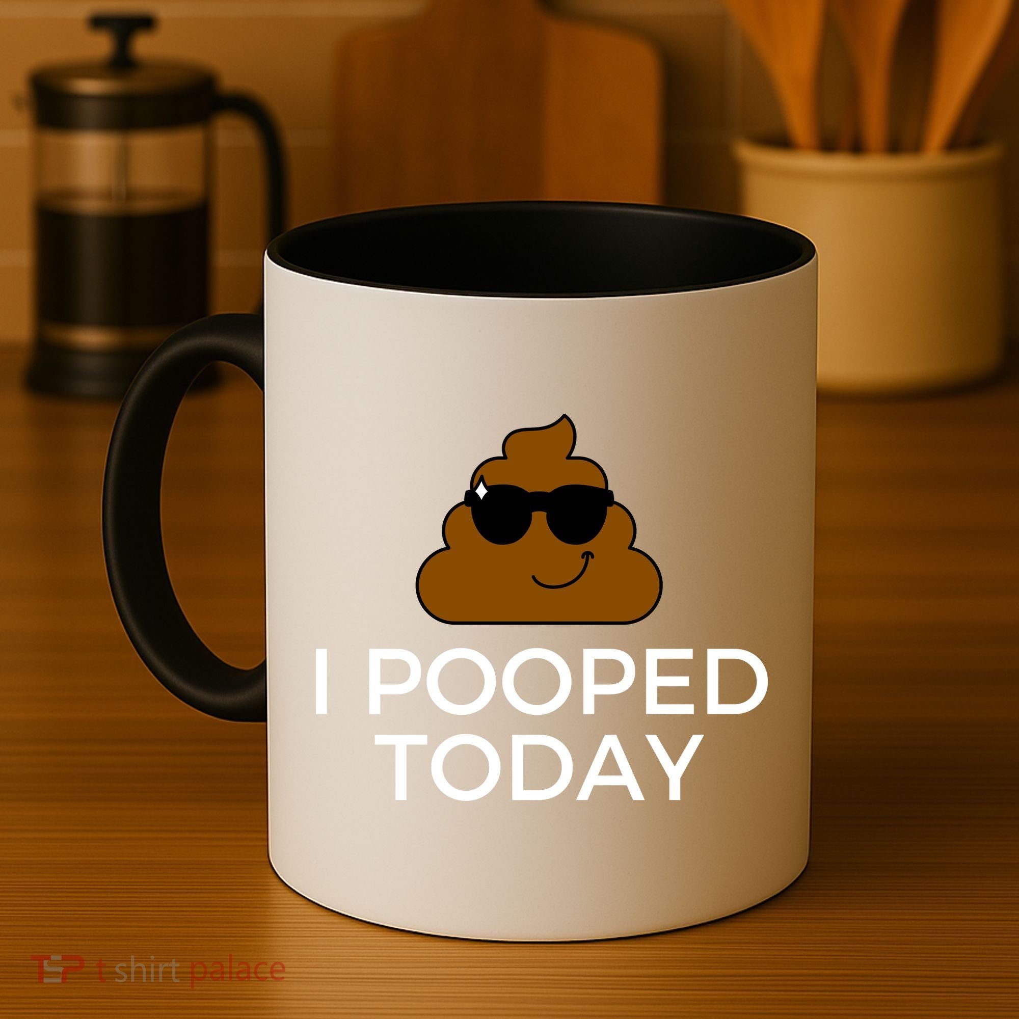 I Pooped Today Funny Poop Coffee Mug