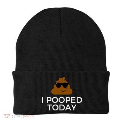 I Pooped Today Funny Poop Beanie