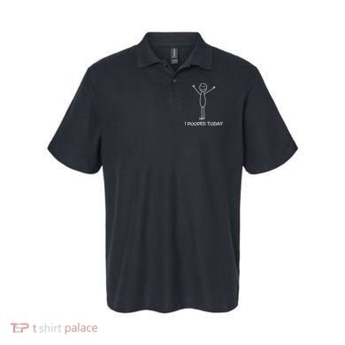 I Pooped Today Funny Poop Polo