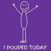 I Pooped Today Funny Poop Button thumb 1