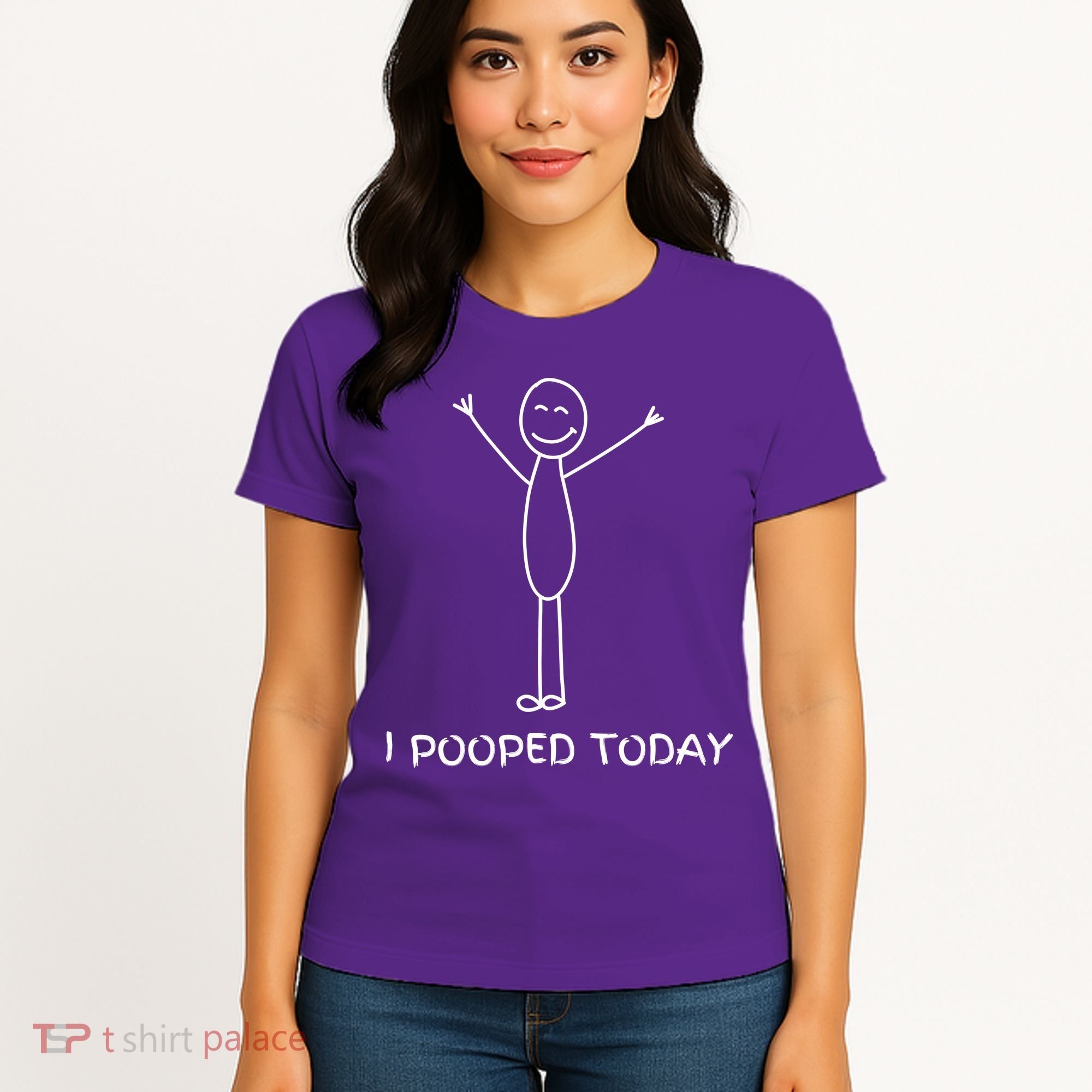 I Pooped Today Funny Poop Women's T-Shirt