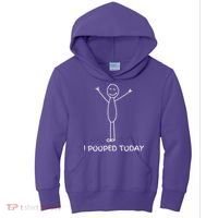 I Pooped Today Funny Poop Kids Hoodie thumb 0