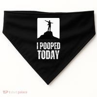 I Pooped Today USA-Made Doggie Bandana thumb 0