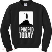 I Pooped Today Kids Sweatshirt thumb 0