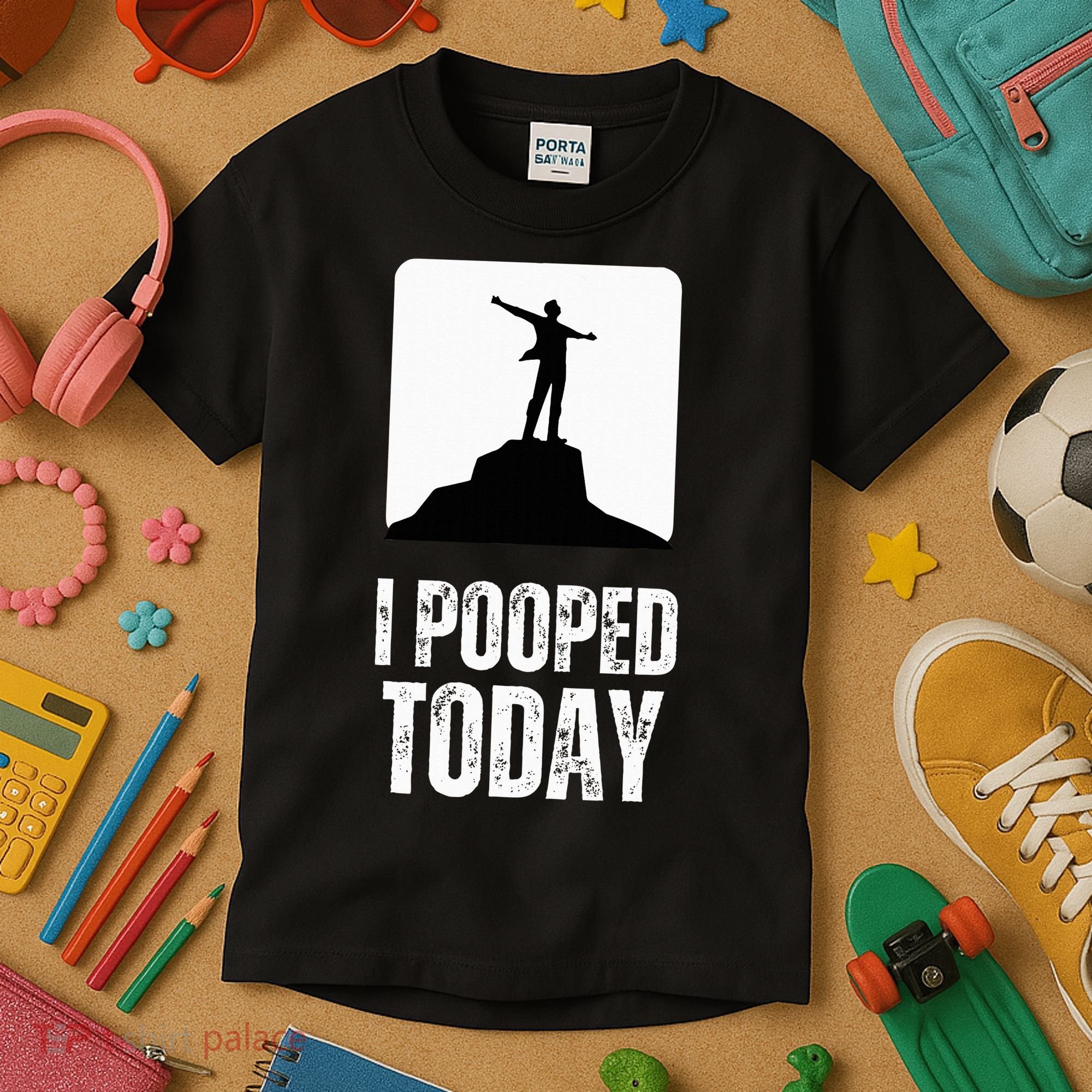 I Pooped Today Kids T-Shirt