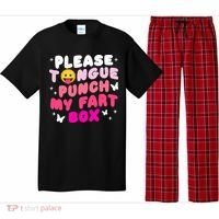 Inappropriate Please Tongue Punch My Fart Box Funny Pajama Set thumb 0