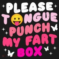 Inappropriate Please Tongue Punch My Fart Box Funny Polo thumb 3