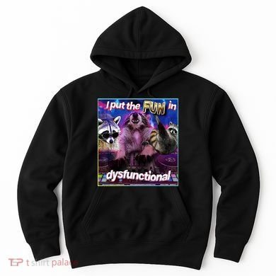 I Put The Sun Dysfunctional Racoon Meme Hoodie