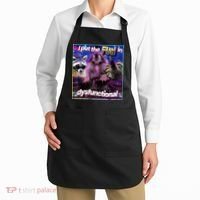 I Put The Sun Dysfunctional Racoon Meme Apron thumb 2