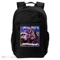 I Put The Sun Dysfunctional Racoon Meme Backpack thumb 0