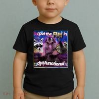 I Put The Sun Dysfunctional Racoon Meme Toddler T-Shirt thumb 2