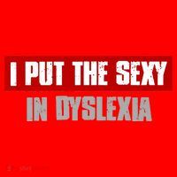 I PUT THE SEXY IN DYSLEXIA Funny Sarcastic Playful Witty Santa Hat thumb 1