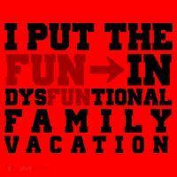 I Put The Fun In Dysfunctional Family Vacation Santa Hat thumb 1