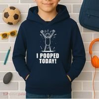 I Pooped Today Kids Hoodie thumb 2