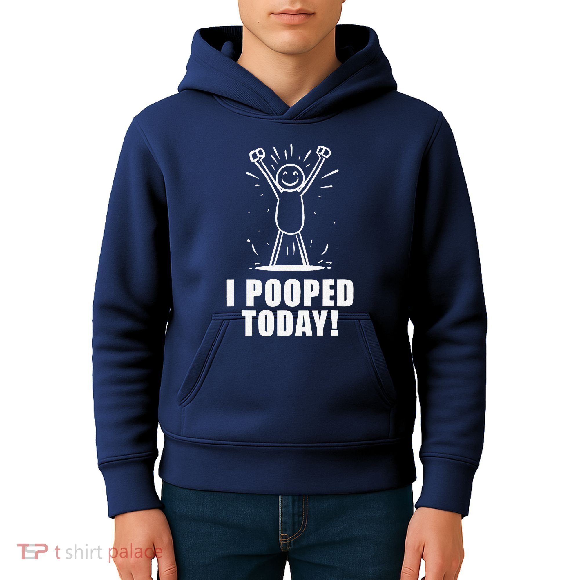 I Pooped Today Kids Hoodie