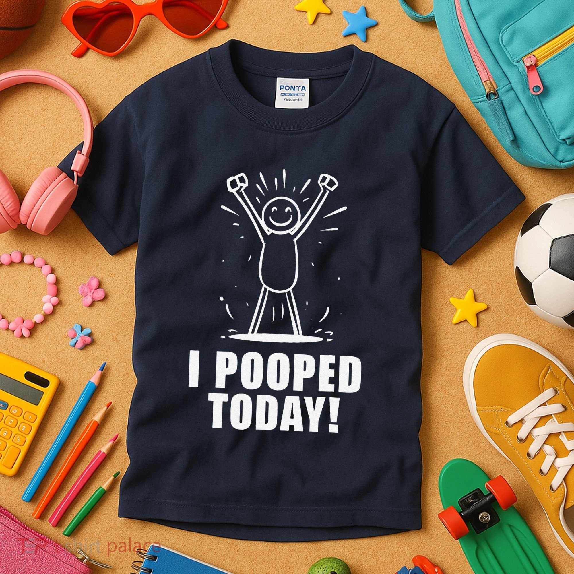 I Pooped Today Kids T-Shirt