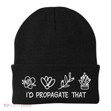 Id Propagate That Crazy Plant Lady Plant Lover Beanie