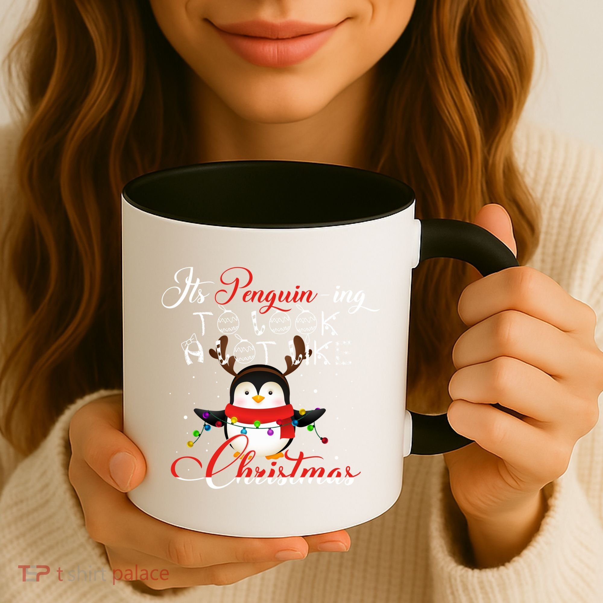 ItS Penguining To Look A Lot Like Christmas Penguin Gift Coffee Mug