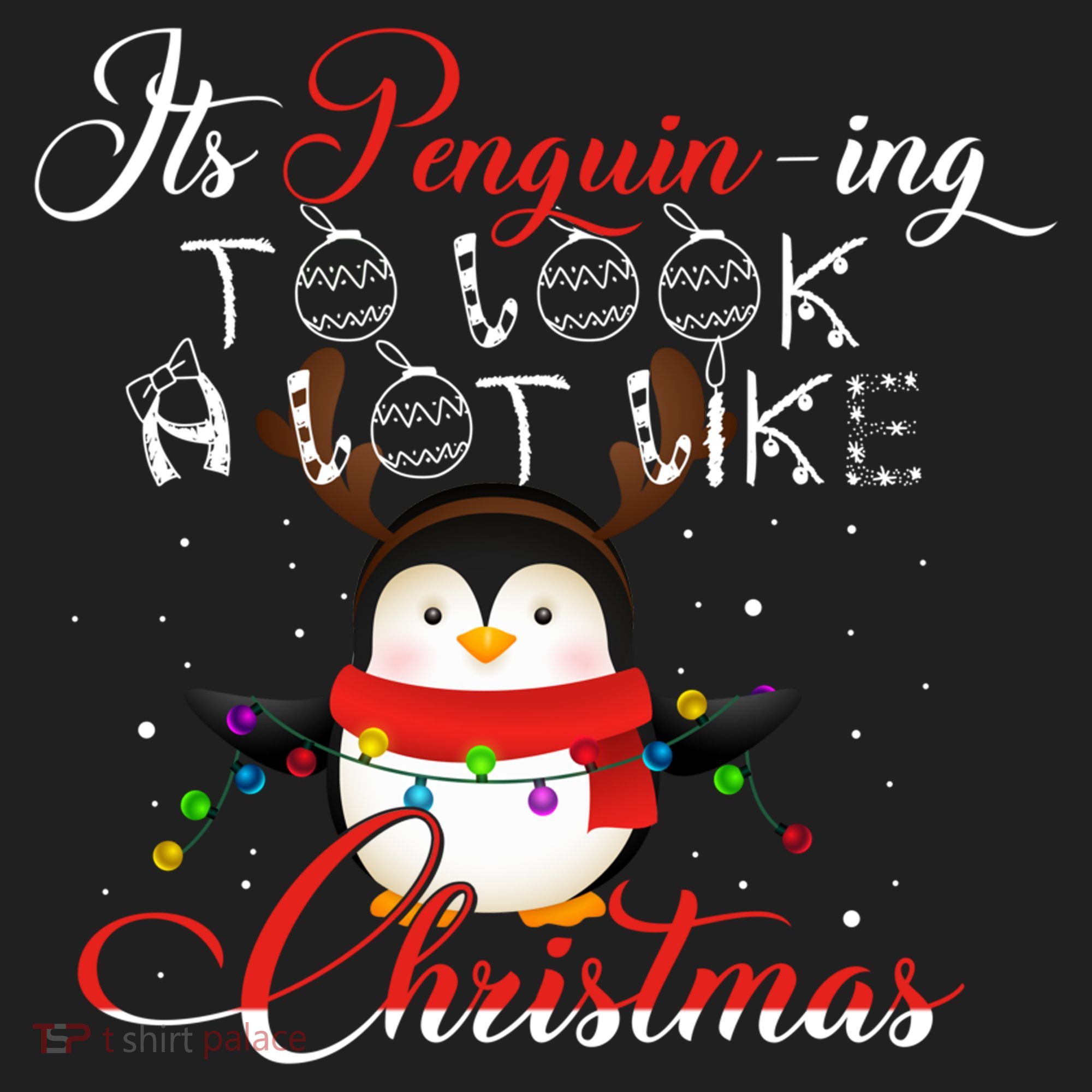 ItS Penguining To Look A Lot Like Christmas Penguin Gift Beanie