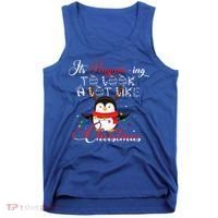 ItS Penguining To Look A Lot Like Christmas Penguin Gift Tank Top thumb 0