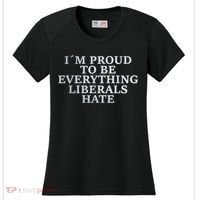 Im Proud To Be Everything Liberals Hate Anti Social Women's Cooling Performance Crew T-Shirt thumb 0
