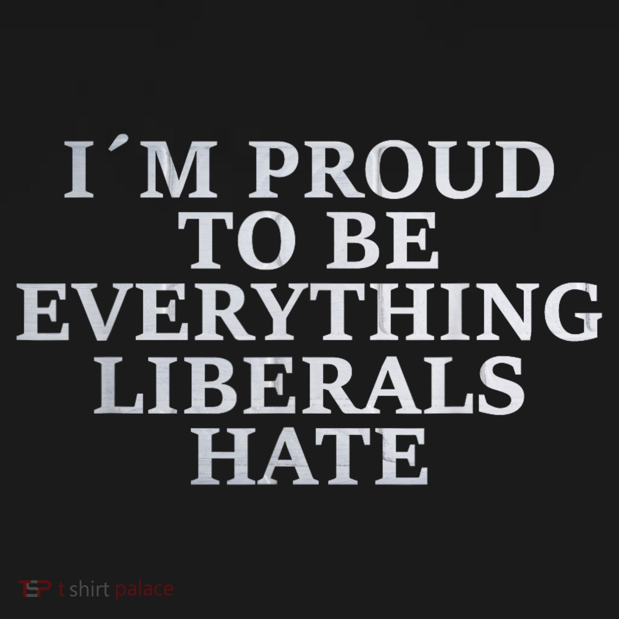 Im Proud To Be Everything Liberals Hate Anti Social Women's Perfect Tri Rocker Tank