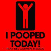 I Pooped Today Playa Del Carmen Mexico Santa Hat thumb 1