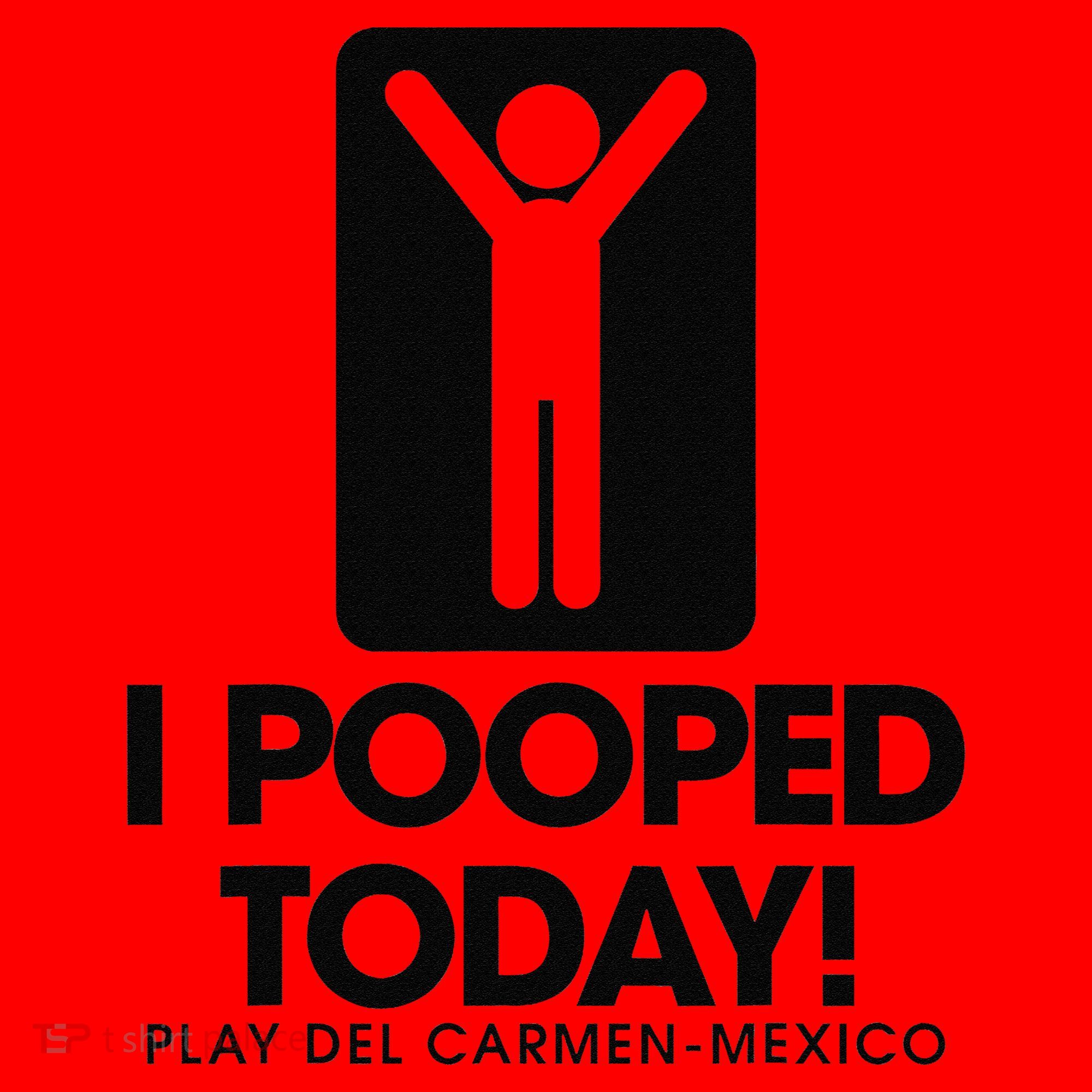 I Pooped Today Playa Del Carmen Mexico Santa Hat