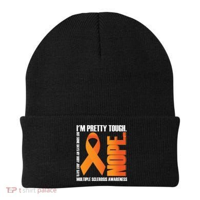 I'm Pretty Tough My Body Nope Multiple Sclerosis Awareness Cute Gift Beanie